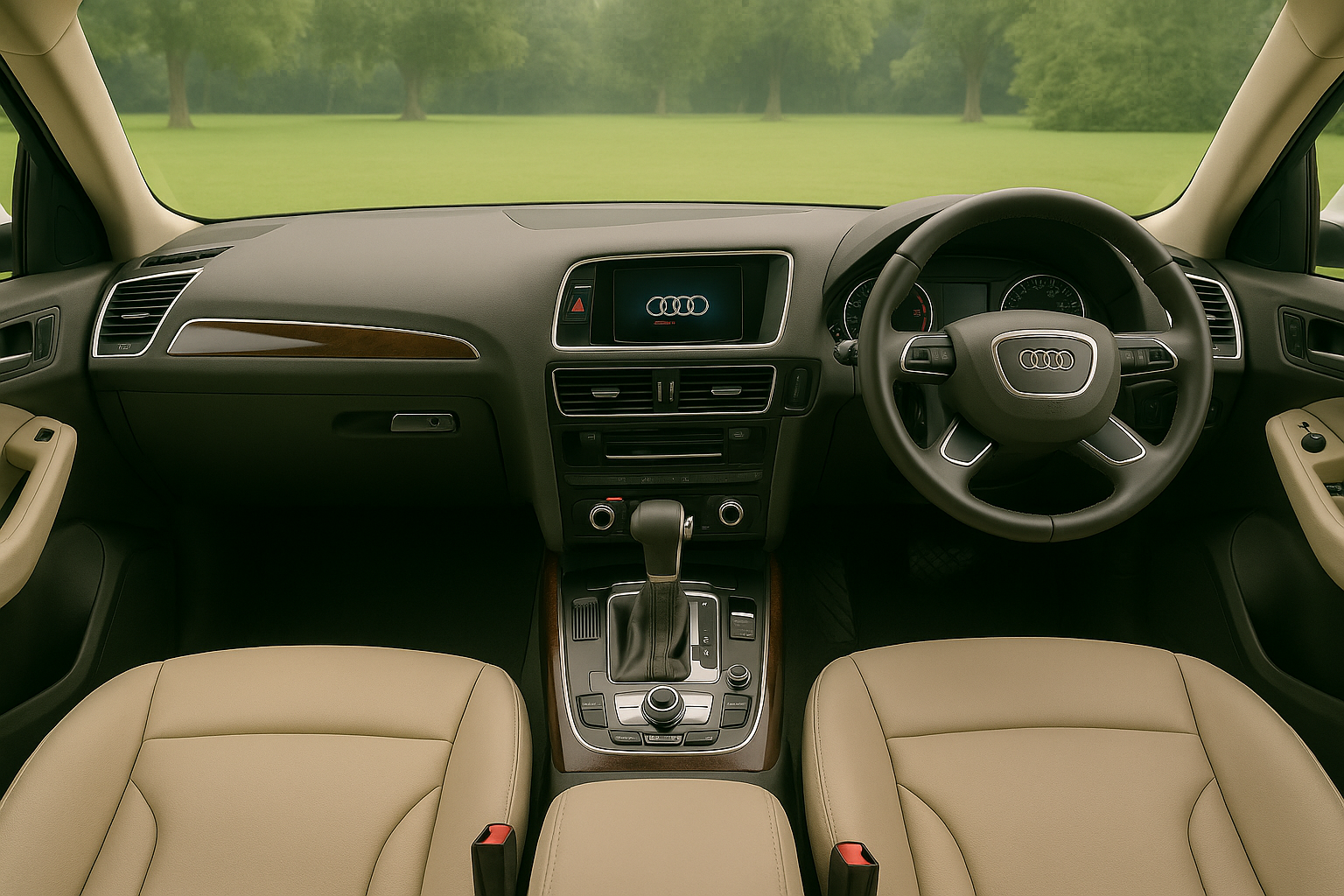 
								Audi Q5 White 2015 full									