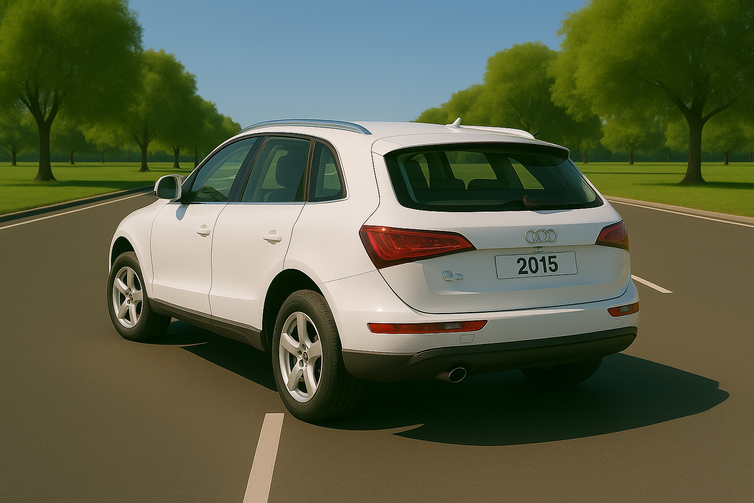 
								Audi Q5 White 2015 full									