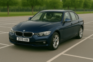 BMW 320d Blue 2015