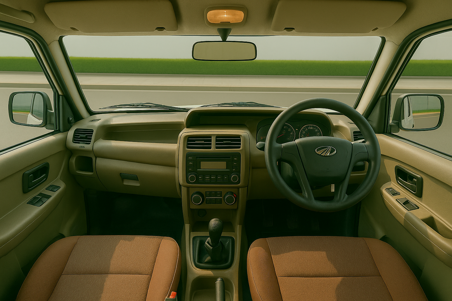 
								Mahindra Bolero White 2019 full									