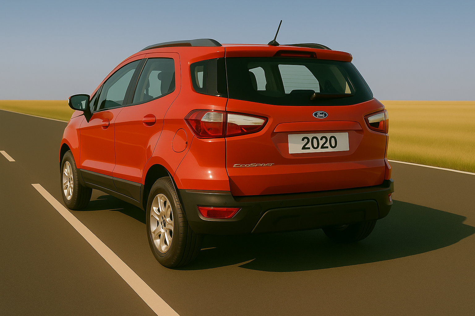 
								Ford Eco Sport Red 2020 full									