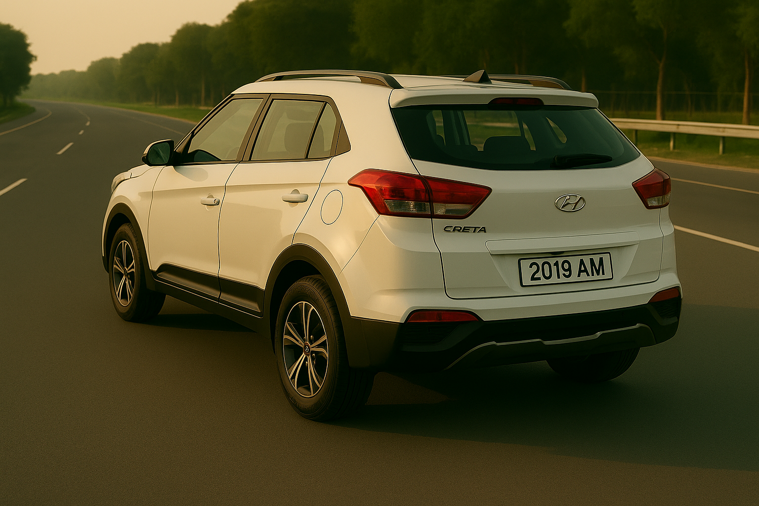 
								Hyundai Create White 2019 full									