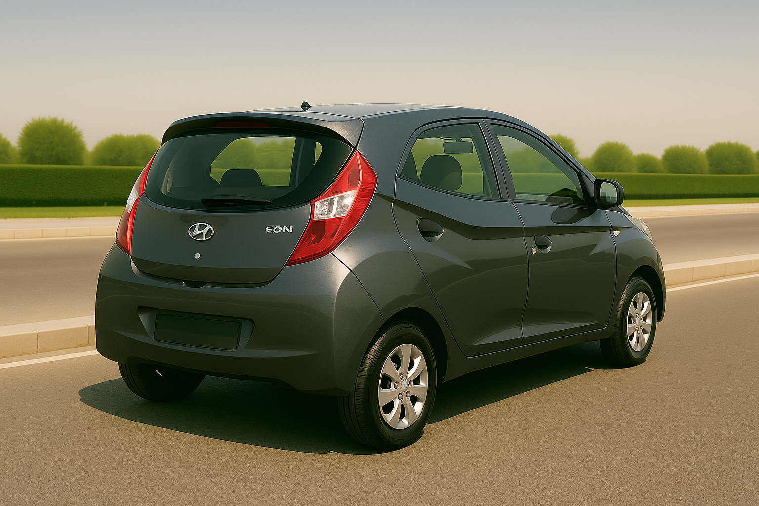 
								Hyundai EON Grey 2012 full									