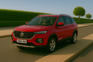 MG Hector Red 2024