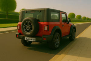 Mahindra Thar Red 2022
