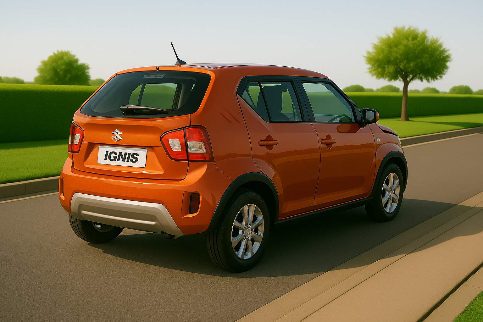 
								Maruti Ignis Orange 2022 full									