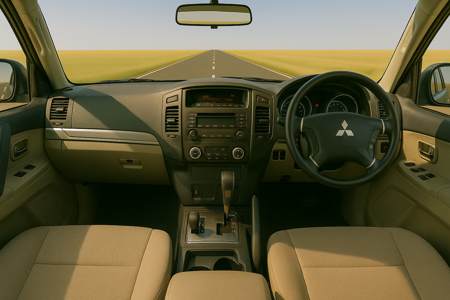 
								Mitsubishi Pajero Silver 2015 full									