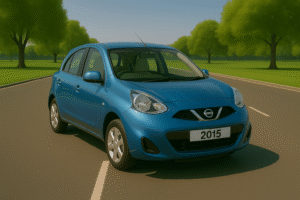 Nissan Micra Blue 2015