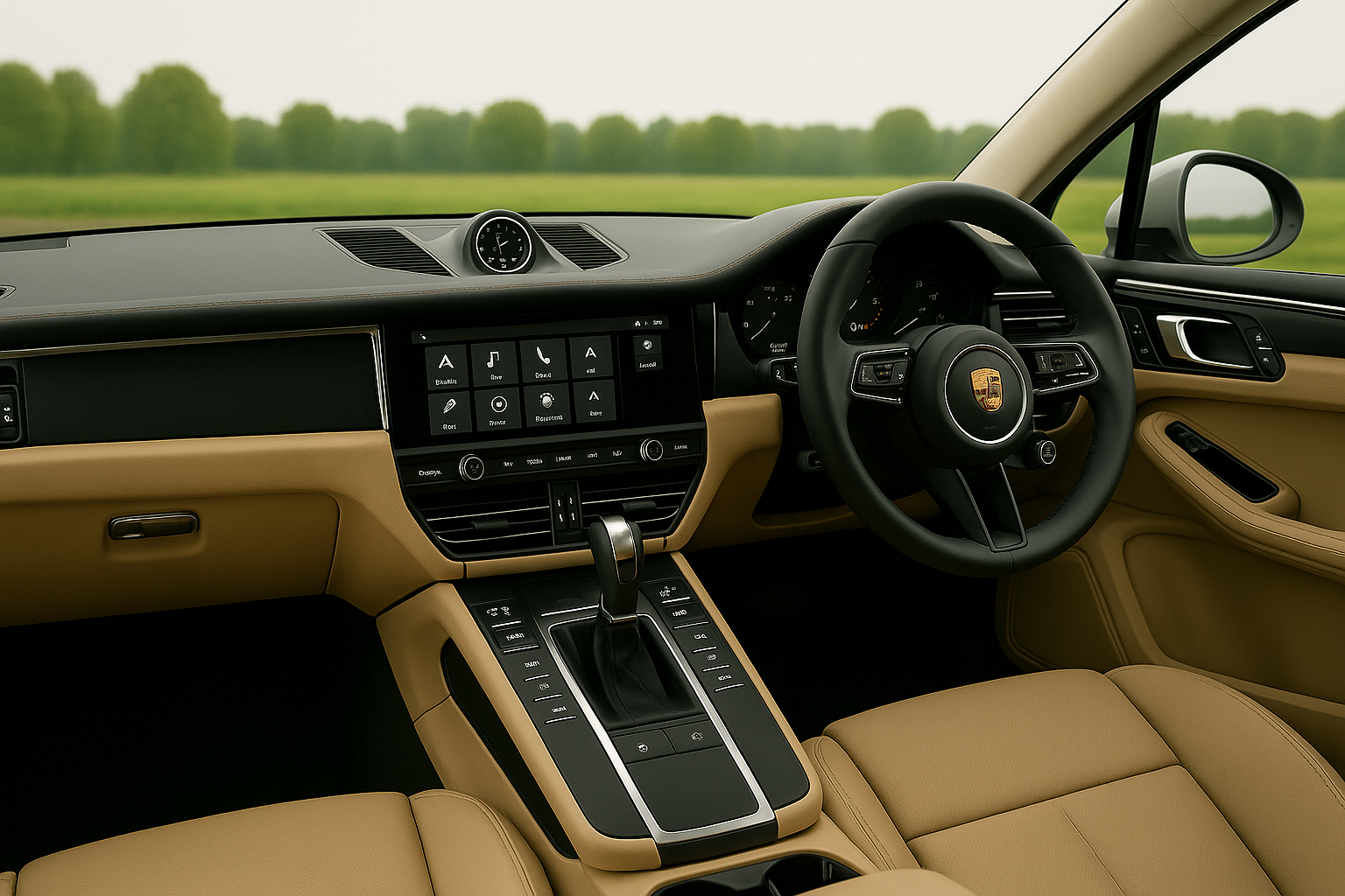 
								Porche Macan White 2022 full									