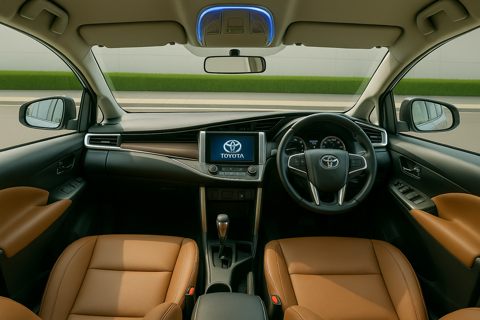 
								Toyota Innova Silver 2016 full									