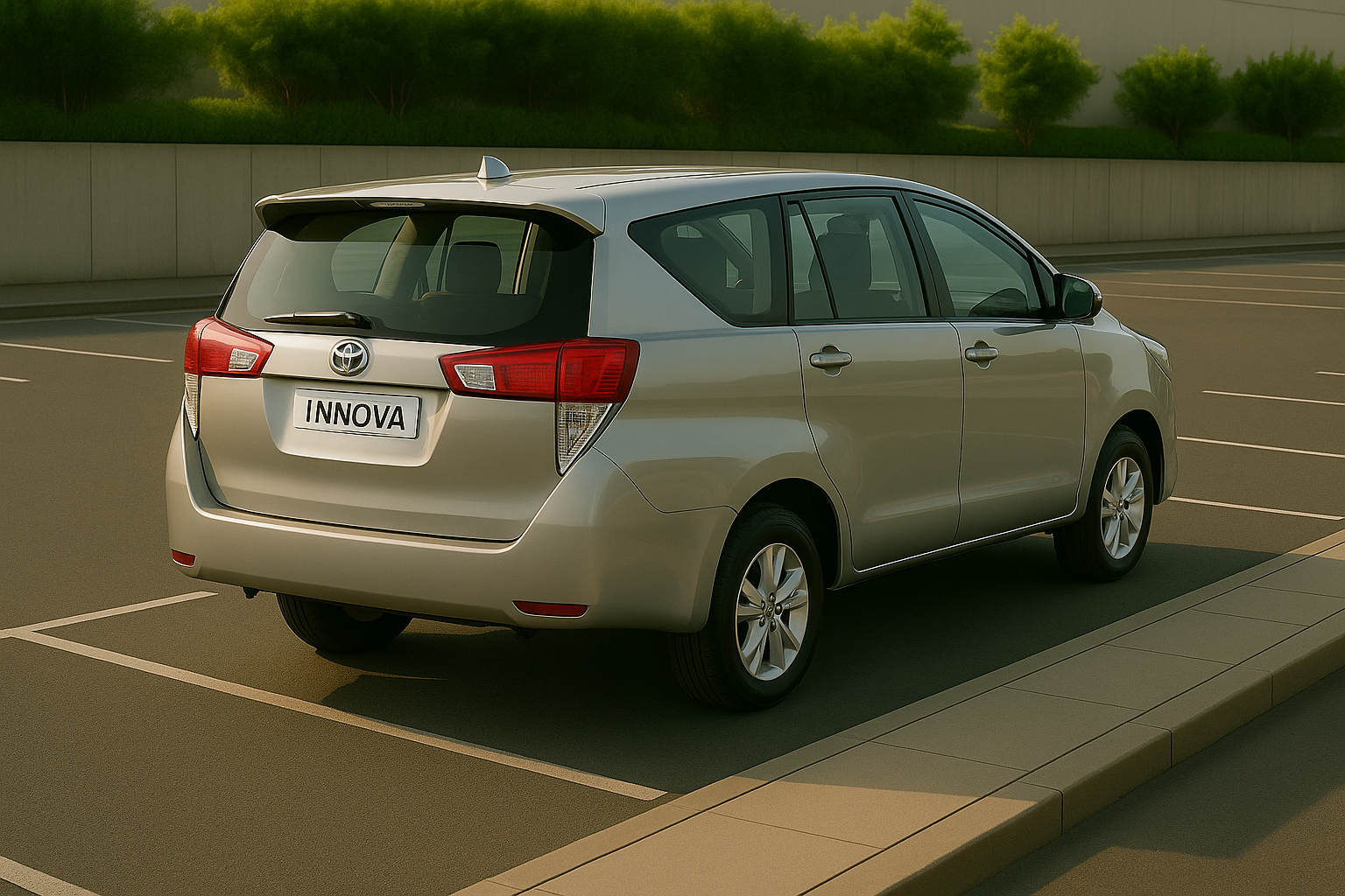 
								Toyota Innova Silver 2016 full									