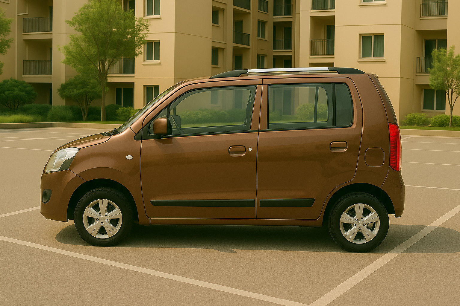 
								Maruti Wagon-R Brown 2019 full									