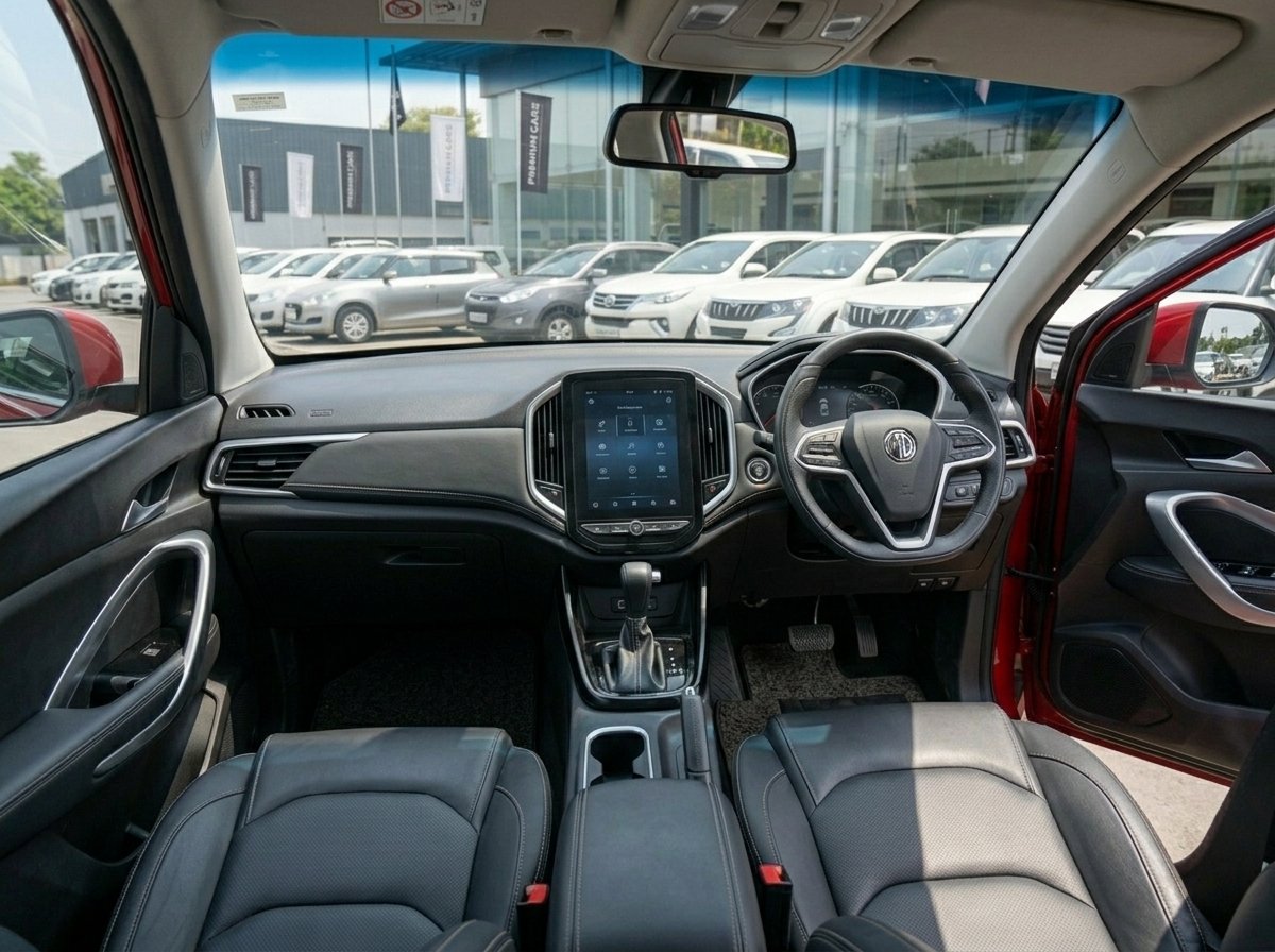 
								MG Hector Red 2024 full									
